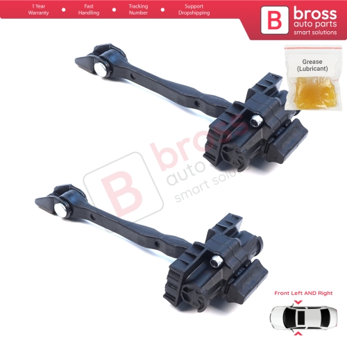 2 Pieces Front Door Hinge Brake Stop Check Assy Limiter Strap for Seat Cupra Leon MK4 KL KU 2020-On 4/5-Door 5FA837179A