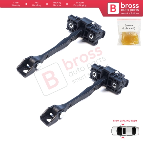 2 Pieces Front Door Hinge Brake Stop Check Assy Limiter Strap for Seat Cupra Leon MK4 KL KU 2020-On 4/5-Door 5FA837179A