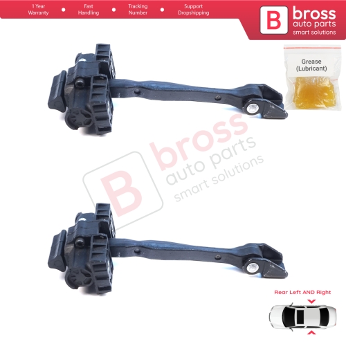 2 Pieces Rear Door Hinge Brake Stop Check Assy Limiter Strap for Seat Cupra Leon MK4 KL KU 2020-On 4/5-Door 5FA839179
