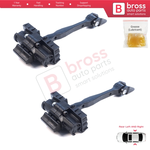 2 Pieces Rear Door Hinge Brake Stop Check Assy Limiter Strap for Seat Cupra Leon MK4 KL KU 2020-On 4/5-Door 5FA839179