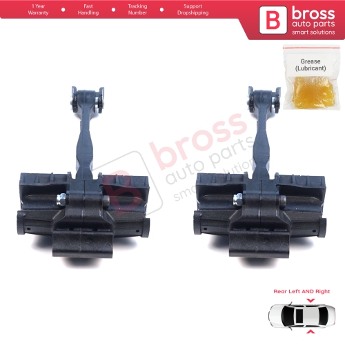 2 Pieces Rear Door Hinge Brake Stop Check Assy Limiter Strap for Seat Cupra Leon MK4 KL KU 2020-On 4/5-Door 5FA839179