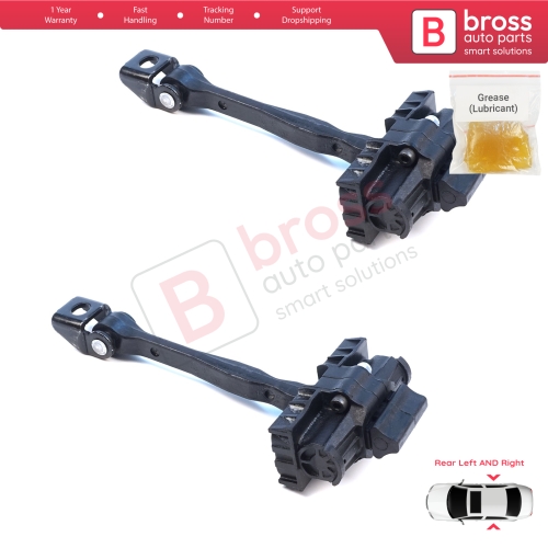 2 Pieces Rear Door Hinge Brake Stop Check Assy Limiter Strap for Seat Cupra Leon MK4 KL KU 2020-On 4/5-Door 5FA839179