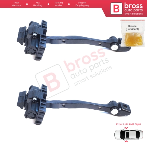 2 Pieces Front Door Hinge Brake Stop Check Assy Limiter Strap for Cupra Formentor SE316 KM7 KMP 2021-On 5FF837179
