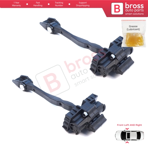 2 Pieces Front Door Hinge Brake Stop Check Assy Limiter Strap for Cupra Formentor SE316 KM7 KMP 2021-On 5FF837179