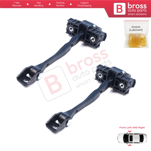 2 Pieces Front Door Hinge Brake Stop Check Assy Limiter Strap for Cupra Formentor SE316 KM7 KMP 2021-On 5FF837179