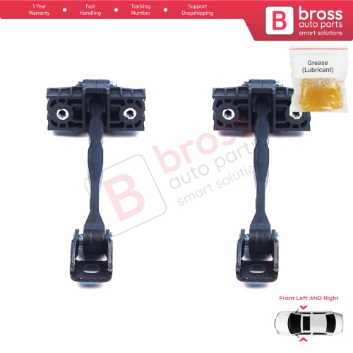 2 Pieces Front Door Hinge Brake Stop Check Assy Limiter Strap for Cupra Formentor SE316 KM7 KMP 2021-On 5FF837179