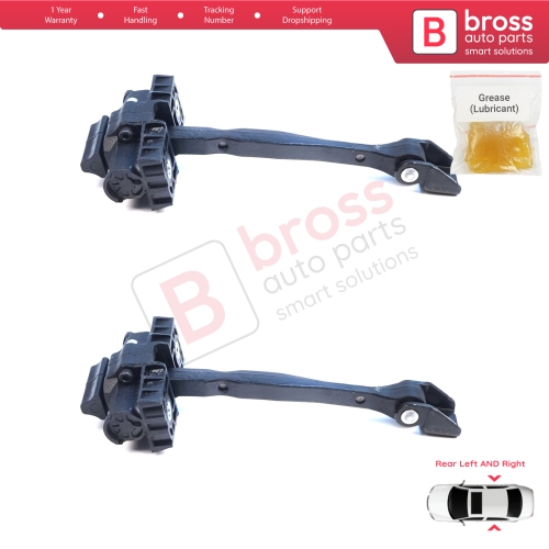 2 Pieces Rear Door Hinge Brake Stop Check Assy Limiter Strap for Cupra Formentor SE316 KM7 KMP 2021-On 5FF839179