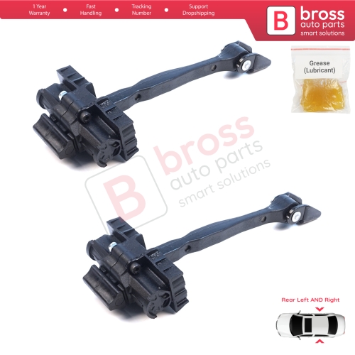 2 Pieces Rear Door Hinge Brake Stop Check Assy Limiter Strap for Cupra Formentor SE316 KM7 KMP 2021-On 5FF839179