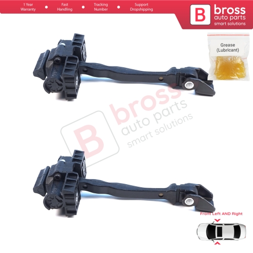 2 Pieces Front Door Hinge Brake Stop Check Assy Limiter Strap for VW ID.3 E11 E12 Cupra Born K11 10A837249