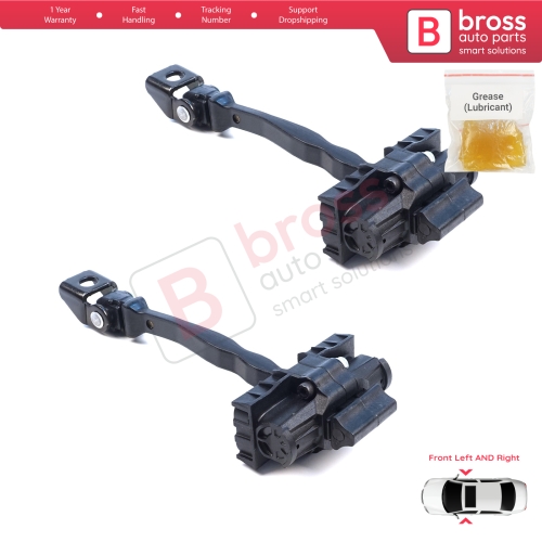 2 Pieces Front Door Hinge Brake Stop Check Assy Limiter Strap for VW ID.3 E11 E12 Cupra Born K11 10A837249