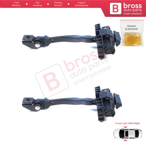 2 Pieces Front Door Hinge Brake Stop Check Assy Limiter Strap for VW ID.3 E11 E12 Cupra Born K11 10A837249