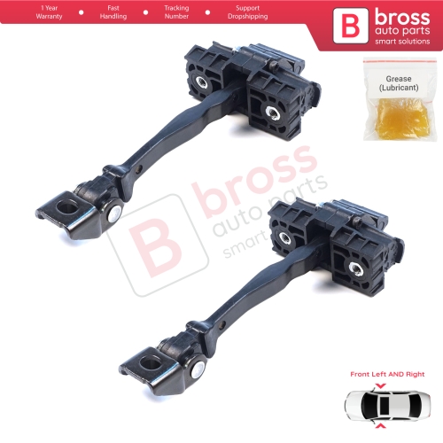 2 Pieces Front Door Hinge Brake Stop Check Assy Limiter Strap for VW ID.3 E11 E12 Cupra Born K11 10A837249