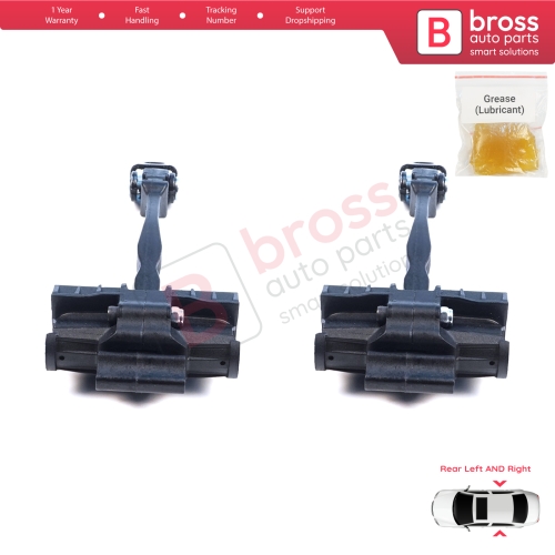 2 Pieces Rear Door Hinge Brake Stop Check Assy Limiter Strap for VW ID.3 E11 E12 Cupra Born K11 10A839249