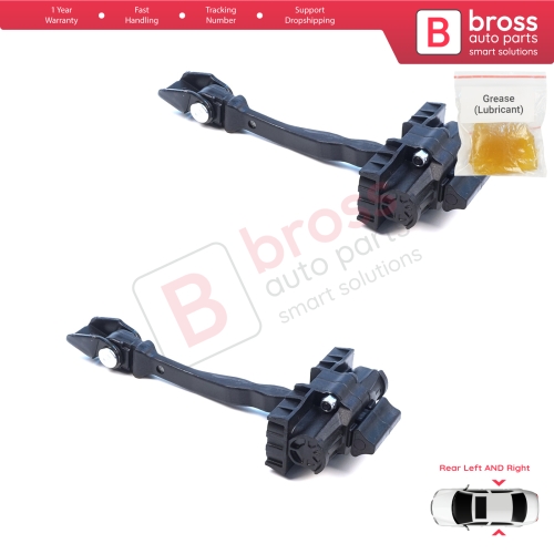 2 Pieces Rear Door Hinge Brake Stop Check Assy Limiter Strap for VW ID.3 E11 E12 Cupra Born K11 10A839249