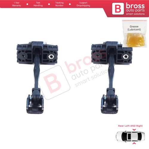 2 Pieces Rear Door Hinge Brake Stop Check Assy Limiter Strap for VW ID.3 E11 E12 Cupra Born K11 10A839249