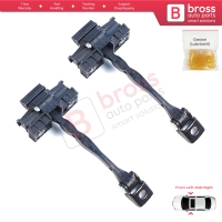 2 Pieces Front Door Hinge Brake Stop Check Assy Limiter Strap for VW ID.4 E21 ID.5 E39 Audi Q4 e-tron F4N F4B 11A837249A