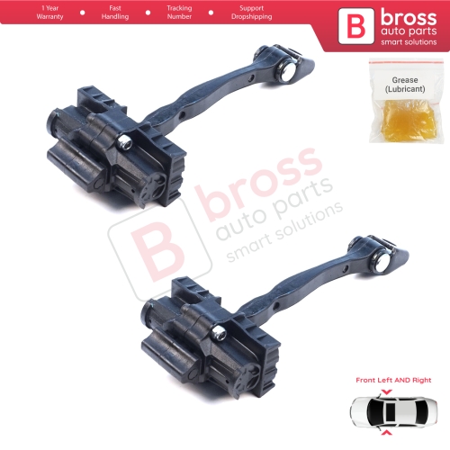 2 Pieces Front Door Hinge Brake Stop Check Assy Limiter Strap for VW ID.4 E21 ID.5 E39 Audi Q4 e-tron F4N F4B 11A837249A