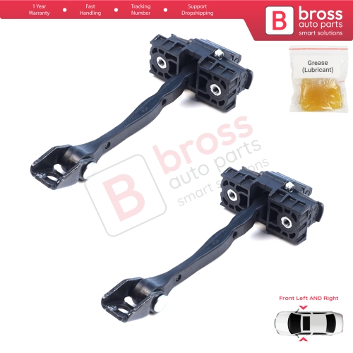 2 Pieces Front Door Hinge Brake Stop Check Assy Limiter Strap for VW ID.4 E21 ID.5 E39 Audi Q4 e-tron F4N F4B 11A837249A
