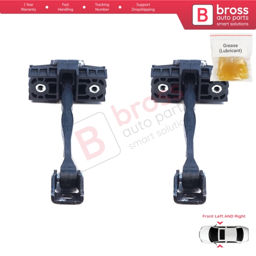 2 Pieces Front Door Hinge Brake Stop Check Assy Limiter Strap for VW ID.4 E21 ID.5 E39 Audi Q4 e-tron F4N F4B 11A837249A