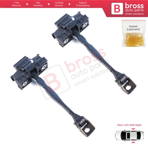 2 Pieces Rear Door Hinge Brake Stop Check Assy Limiter Strap for VW ID.4 E21 ID.5 E39 Audi Q4 e-tron F4N F4B 11A839249A