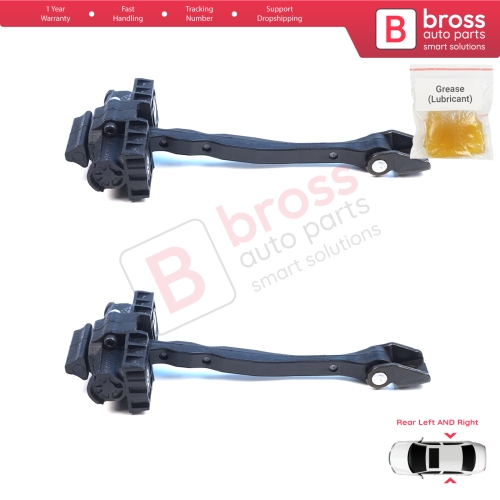 2 Pieces Rear Door Hinge Brake Stop Check Assy Limiter Strap for VW ID.4 E21 ID.5 E39 Audi Q4 e-tron F4N F4B 11A839249A