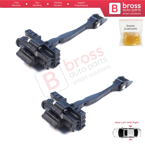 2 Pieces Rear Door Hinge Brake Stop Check Assy Limiter Strap for VW ID.4 E21 ID.5 E39 Audi Q4 e-tron F4N F4B 11A839249A