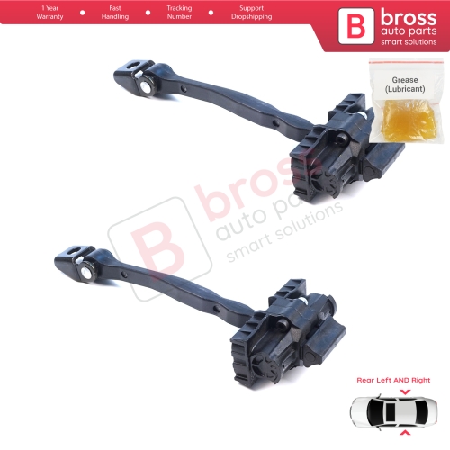 2 Pieces Rear Door Hinge Brake Stop Check Assy Limiter Strap for VW ID.4 E21 ID.5 E39 Audi Q4 e-tron F4N F4B 11A839249A