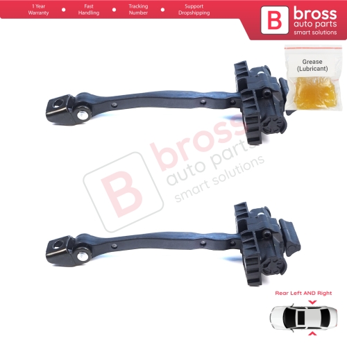 2 Pieces Rear Door Hinge Brake Stop Check Assy Limiter Strap for VW ID.4 E21 ID.5 E39 Audi Q4 e-tron F4N F4B 11A839249A