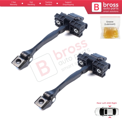 2 Pieces Rear Door Hinge Brake Stop Check Assy Limiter Strap for VW ID.4 E21 ID.5 E39 Audi Q4 e-tron F4N F4B 11A839249A