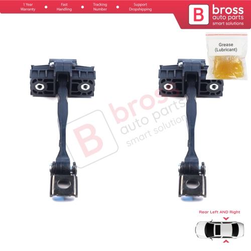 2 Pieces Rear Door Hinge Brake Stop Check Assy Limiter Strap for VW ID.4 E21 ID.5 E39 Audi Q4 e-tron F4N F4B 11A839249A
