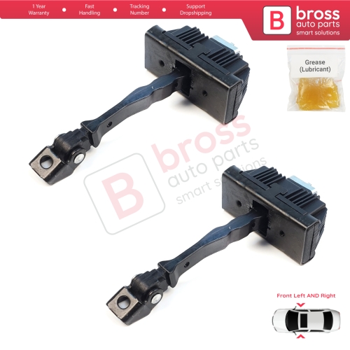 2 Pieces Front Door Hinge Brake Stop Check Assy Limiter Strap for VW Crafter MK2 e-Crafter MAN TGE e-TGE 2017-On 7C0837249A
