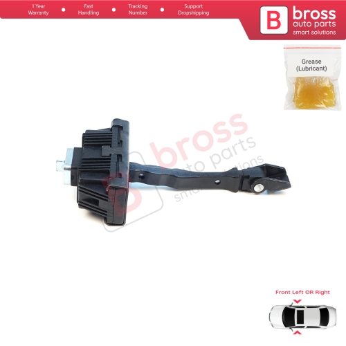 Front Door Hinge Brake Stop Check Assy Limiter Strap for VW Crafter MK2 e-Crafter MAN TGE e-TGE 2017-On 7C0837249A