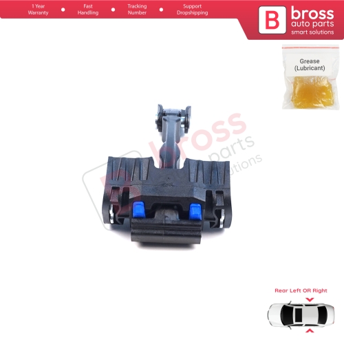 Double Crew Cab Rear Door Hinge Brake Stop Check Assy Limiter Strap for VW Crafter MK2 e-Crafter MAN TGE e-TGE 2017-On 7CA839249A