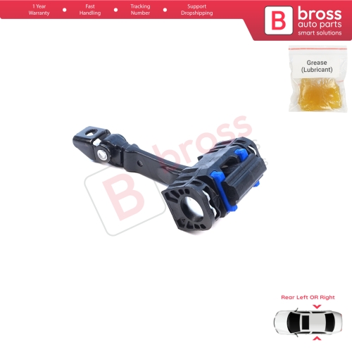 Double Crew Cab Rear Door Hinge Brake Stop Check Assy Limiter Strap for VW Crafter MK2 e-Crafter MAN TGE e-TGE 2017-On 7CA839249A