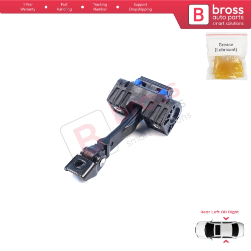 Double Crew Cab Rear Door Hinge Brake Stop Check Assy Limiter Strap for VW Crafter MK2 e-Crafter MAN TGE e-TGE 2017-On 7CA839249A