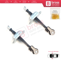 2 Pieces Front Door Hinge Brake Stop Check Assy Limiter Strap for Mitsubishi L200 Triton MK5 KJ KK KL Pajero Sport MK3 Fiat Fullback MK1 5702A229