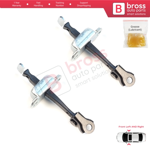 2 Pieces Front Door Hinge Brake Stop Check Assy Limiter Strap for Mitsubishi L200 Triton MK5 KJ KK KL Pajero Sport MK3 Fiat Fullback MK1 5702A229