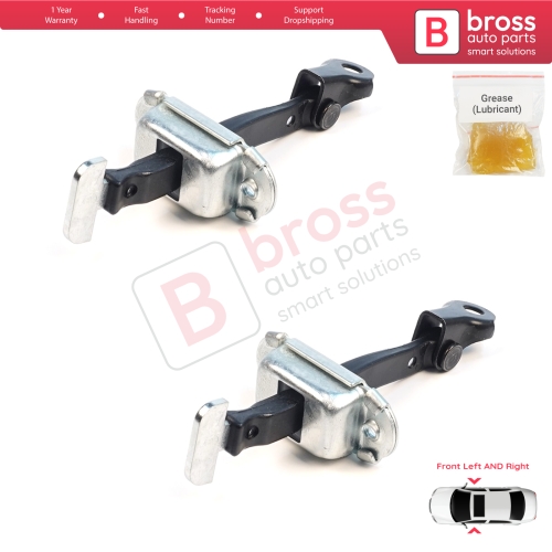 2 Pieces Front Door Hinge Brake Stop Check Assy Limiter Strap for Mitsubishi L200 Triton MK5 KJ KK KL Pajero Sport MK3 Fiat Fullback MK1 5702A229