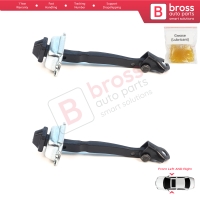 2 Pieces Front Door Hinge Brake Stop Check Assy Limiter Strap for Mitsubishi Eclipse Cross MK1 GK GL YA YB 2017-2025 5702A233