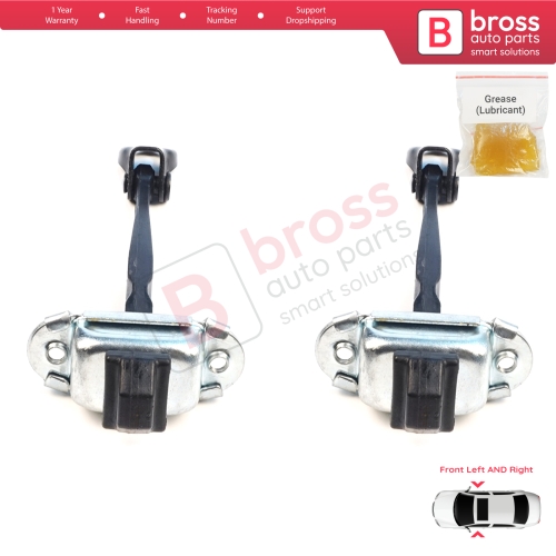 2 Pieces Front Door Hinge Brake Stop Check Assy Limiter Strap for Mitsubishi Eclipse Cross MK1 GK GL YA YB 2017-2025 5702A233