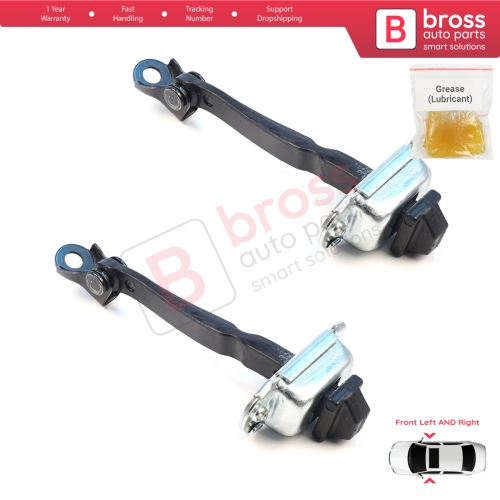 2 Pieces Front Door Hinge Brake Stop Check Assy Limiter Strap for Mitsubishi Eclipse Cross MK1 GK GL YA YB 2017-2025 5702A233
