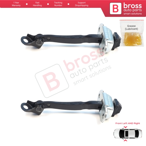 2 Pieces Front Door Hinge Brake Stop Check Assy Limiter Strap for Mitsubishi Eclipse Cross MK1 GK GL YA YB 2017-2025 5702A233
