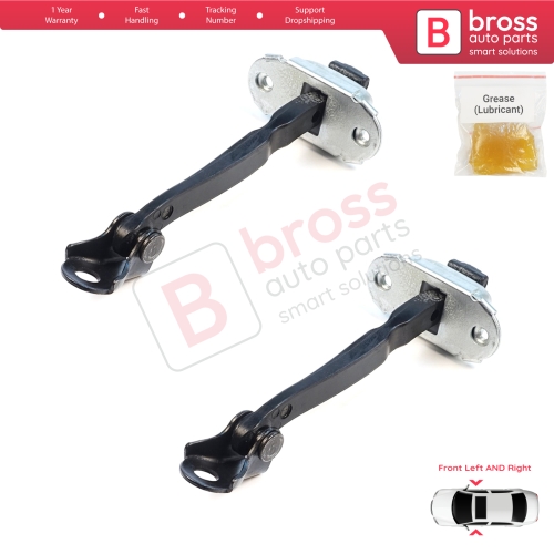 2 Pieces Front Door Hinge Brake Stop Check Assy Limiter Strap for Mitsubishi Eclipse Cross MK1 GK GL YA YB 2017-2025 5702A233