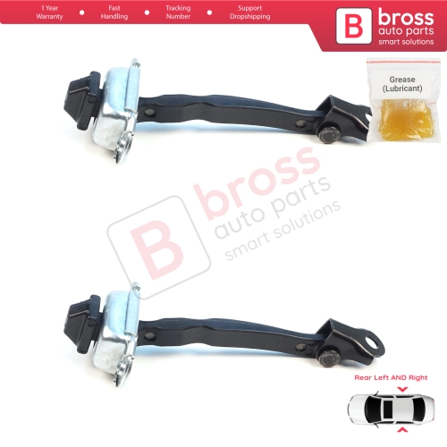 2 Pieces Rear Door Hinge Brake Stop Check Assy Limiter Strap for Mitsubishi Eclipse Cross MK1 GK GL YA YB 2017-2025 5732A155