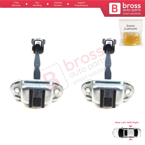 2 Pieces Rear Door Hinge Brake Stop Check Assy Limiter Strap for Mitsubishi Eclipse Cross MK1 GK GL YA YB 2017-2025 5732A155