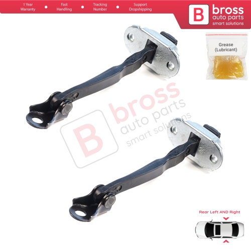2 Pieces Rear Door Hinge Brake Stop Check Assy Limiter Strap for Mitsubishi Eclipse Cross MK1 GK GL YA YB 2017-2025 5732A155
