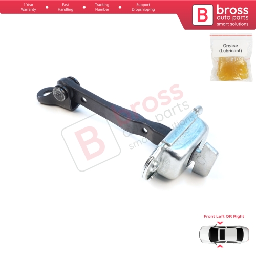 Front Door Hinge Brake Stop Check Assy Limiter Strap for Mitsubishi Mirage MK6 Attrage Space Star A00/LA, A10 2012-On 5702A137