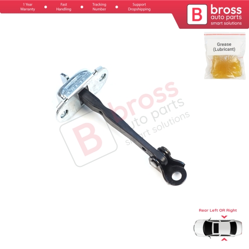 Rear Door Hinge Brake Stop Check Assy Limiter Strap for Mitsubishi Mirage MK6 Attrage Space Star A00/LA, A10 2012-On 5732A092