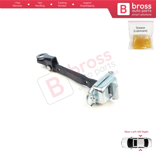 Rear Door Hinge Brake Stop Check Assy Limiter Strap for Mitsubishi Mirage MK6 Attrage Space Star A00/LA, A10 2012-On 5732A092