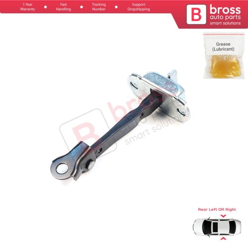 Rear Door Hinge Brake Stop Check Assy Limiter Strap for Mitsubishi Mirage MK6 Attrage Space Star A00/LA, A10 2012-On 5732A092